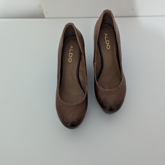 Aldo Brown Heeled Shoes for Elegant Style - Picture 1 of 10